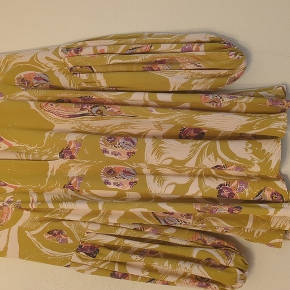 Free people Drift Away Shift boho cold shoulder beach vacation mini dress - Picture 11 of 11